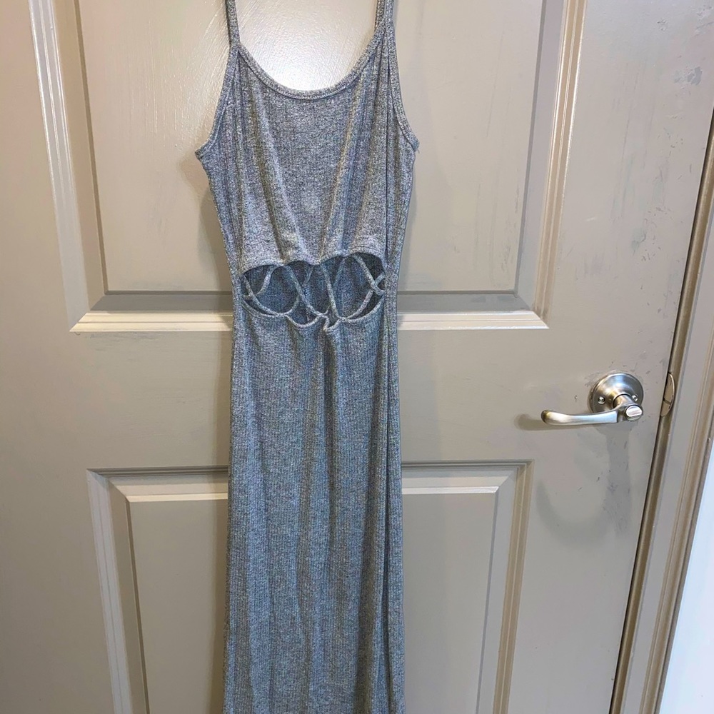 CUT OUT MIDI DRESS